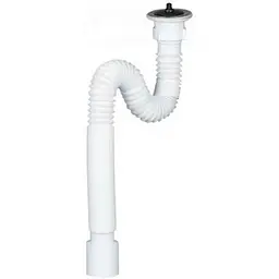 Гофросифон SOLOPLAST Г0106 нерж. L=1200мм d=50mm