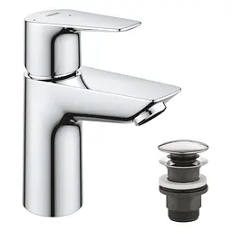 Набір змішувачів Grohe Quickfix термостат для душу з душовим гарнітуром Precision Flow THM та змішувач для раковини StartEdge S-Size UA202503TE, Хром - мініатюра 10
