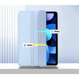 Чохол-книжка BeCover Tri Fold Soft TPU з кріпленням Apple Pencil для Apple iPad Pro 11 2020/2021/2022 Light Blue (711112) - мініатюра 10