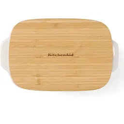 Форма для випічки KitchenAid з кришкою 26х15.5х6.5 см 0.9 л кремова (CC006105-001) - мініатюра 3