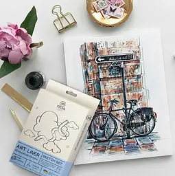 Набір кольорових лінерів, 24 кольори, 24 set Sketch set, IDEA10-AL24SKETCH - мініатюра 3