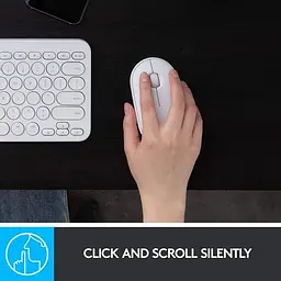 Миша комп'ютерна Logitech Pebble M350 White (910-005716, 910-005541) - мініатюра 4