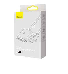 Переходник Baseus Lite Series Adapter HDMI to VGA WKQX010001 - мініатюра 5