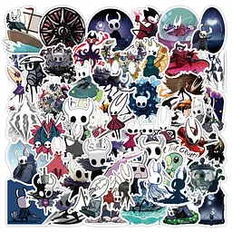 Стікерпак Порожній лицар Набір наклейок GeekLand Hollow Knight 50 штук - мініатюра 2