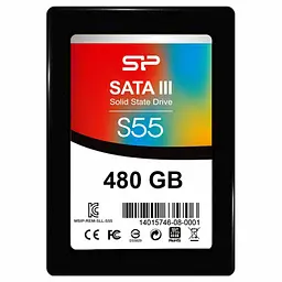 Накопичувач SSD Silicon Power Sata 2.5" 480Gb Slim S55 500 512 (SP480GBSS3S55S25)