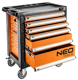 Візок для інструментів NEO Tools c 6 висувними ящиками 770x460x870 мм 84-223 - мініатюра 1