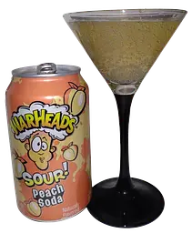 Кислий газований напій Warheads Sour Peach Soda 355 мл - мініатюра 7