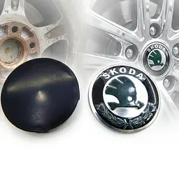 Емблема колеса Skoda (ковпачки колеса для титанів) D59 мм 1 шт 171103