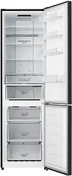 Холодильник Gorenje NRK620EABG4 з нижньою морозильною камерою 2 двері 243 л 110 л A++ NoFrost Plus дисплей Fresh zone чорне скло (NRK620EABG4) - мініатюра 2