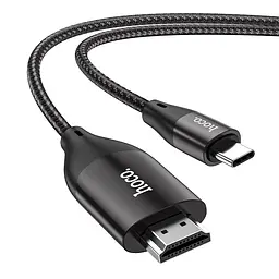 Адаптер Hoco UA16 Type-C to HDMI TV HD on-screen cable Metal Gray