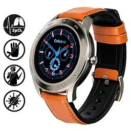Смарт-годинник Gelius Pro GP-L3 (URBAN WAVE 2020) (IP68) Silver/Brown - мініатюра 2