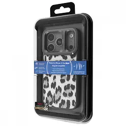 Чохол Kajsa Leopard Pattern with Magnetic Ring iPhone 17 Pro Max в асортименті - мініатюра 2