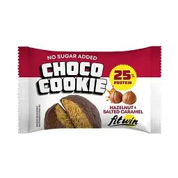 Протеїнове печиво, Choco Cookie 25% — 10 × 40 г Hazelnut Salted Caramel