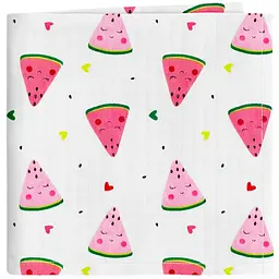 Пелюшкі муслінові Cosas Happy Watermelon 75х100 см (MuslinDiapers_HappyWatermelon_75x100)