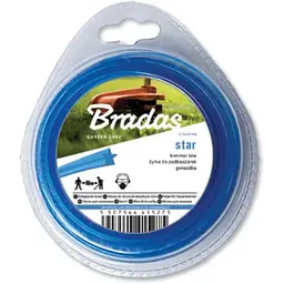Волосінь для тримера Bradas TRIMMER "зірка" 1,3мм х 15м ZTG1315B