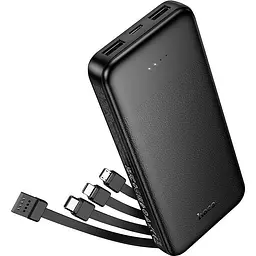 Зовнішній акумулятор Hoco J163 10000mAh 22.5W Black [156978] - мініатюра 3