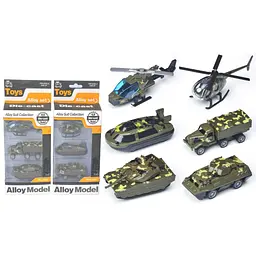 Іграшковий набір Diy Toys 3 одиниці бойової техніки в асортименті (CJ-4068197)