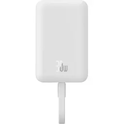 Універсальна мобільна батарея Baseus Magnetic Mini 10000mAh, 30W White (P1002210B223-00)