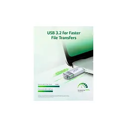 USB флеш накопичувач Acer 64GB UT300 USB-A/Type-C 3.2 Silver (BL.9BWWA.589) - мініатюра 4
