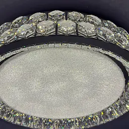 Стильна стельова LED-люстра для вітальні Linisoln 3218-500 CH хром 140 Вт до 18 м2 - мініатюра 7