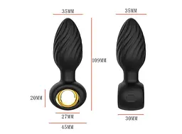 Анальна пробка - Aisi Twisting Anal Plug - мініатюра 3