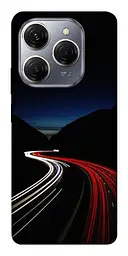 Чохол Demsky Червоно-біла дорога для Tecno Spark 20 Pro