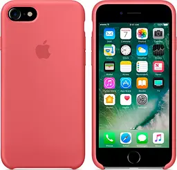 Чохол Apple Silicone Case iPhone 8/7 camellia (OEM) - мініатюра 3