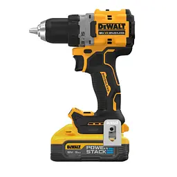 DeWALT Шурупокрут-дриль акумуляторний DeWALT XR Li-Ion PowerStack 18В 2х5А·рік 90Нм 0-650·0-2000об/хв кейс ЗП 1.28кг - мініатюра 3