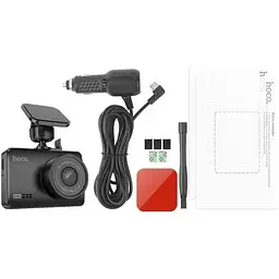 Відеореєстратор для авто Hoco DV2 Driving recorder з дисплеєм - мініатюра 6