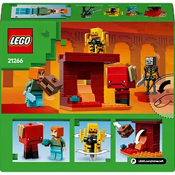 Конструктор LEGO Minecraft Битва з лавою у Незері 99 деталей (21266) - мініатюра 2