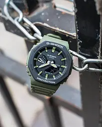 Наручний годинник Casio G-SHOCK GA-2110SU-3AER Хакі - мініатюра 2