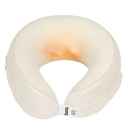 Масажер HOCO HP53 1200 mAh Neck massager Бежевий - мініатюра 3