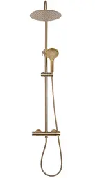 Душовя система Rea Vincent з термостотом brushed gold REA-P6602, Золотий - мініатюра 3