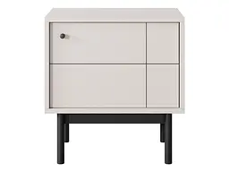 Тумба приліжкова Perfect Home Джапанді / Japandi S54 1-дверна Кашемір (PFH-091467) - мініатюра 4