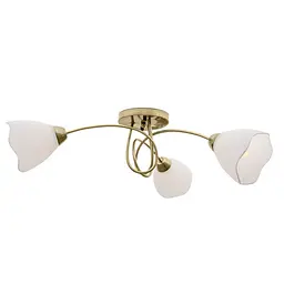 Люстра стельова Brille в спальню E27 60W BZ (LK-601C/3) - мініатюра 2