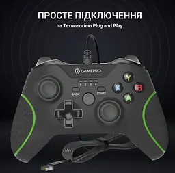 Геймпад джойстик GamePro MG-450 Black USB PC/PS3/Android - мініатюра 8