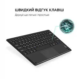Чохол до планшета AirOn Premium iPad Air 4 10.9" Bluetooth keyboard touchpad (4822352781051) - мініатюра 7