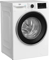 Пральна машина Beko фронтальна, 9кг, 1400, A+++, 55см, дисплей, SMART, ПАР, інвертор, білий (B3WFU5943W) - мініатюра 3