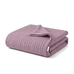 Плед-покривало Cosas Knitted Braid Aurora косичка 75х95 см (Blanket_06Aurora_KnittedBraid_75x95)