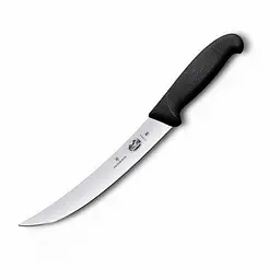 Кухонний ніж Victorinox Fibrox Breaking лезо 20см вузьке з чорн. ручкою