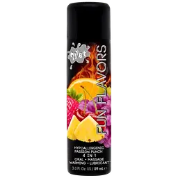 Розігріваючий їстівний лубрикант 4в 1 Wet Fun Passion GleitGel (Фрукти) 89 мл