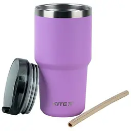 Термокружка Kite 600 мл фіолетова (K24-1206-2) - мініатюра 2