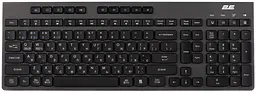 Клавіатура мембранна KS280 120key, WL/BT, EN/UK, silent, чорно-сіра 2E teh0013888