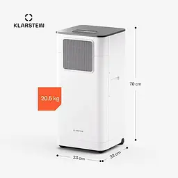 Кондиціонер мобільний Klarstein Breeze Box 7K Smart PAC (10046093) - мініатюра 2