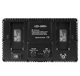 LED лампа 29 см E600 Квадратна чорний - мініатюра 6