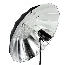 Фотопарасолька Visico AU160-B (150 см) Silver/Black параболічна - мініатюра 2