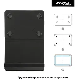 Чохол до планшета Armorstandart Silicone Hooks 10 Black (ARM59078) - мініатюра 2