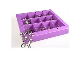 Набір головоломок Eureka Metal Puzzles фіолетовий 10 шт. (473359) - мініатюра 2