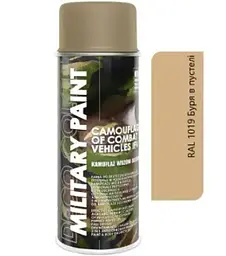 Камуфляжна аерозольна фарба Deco color Military Paint Ral 400 мл антивідблиска (1019)