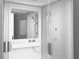 Гідромасажний бокс Am Pm Like 90x90 W80C-019-090MTA - мініатюра 7